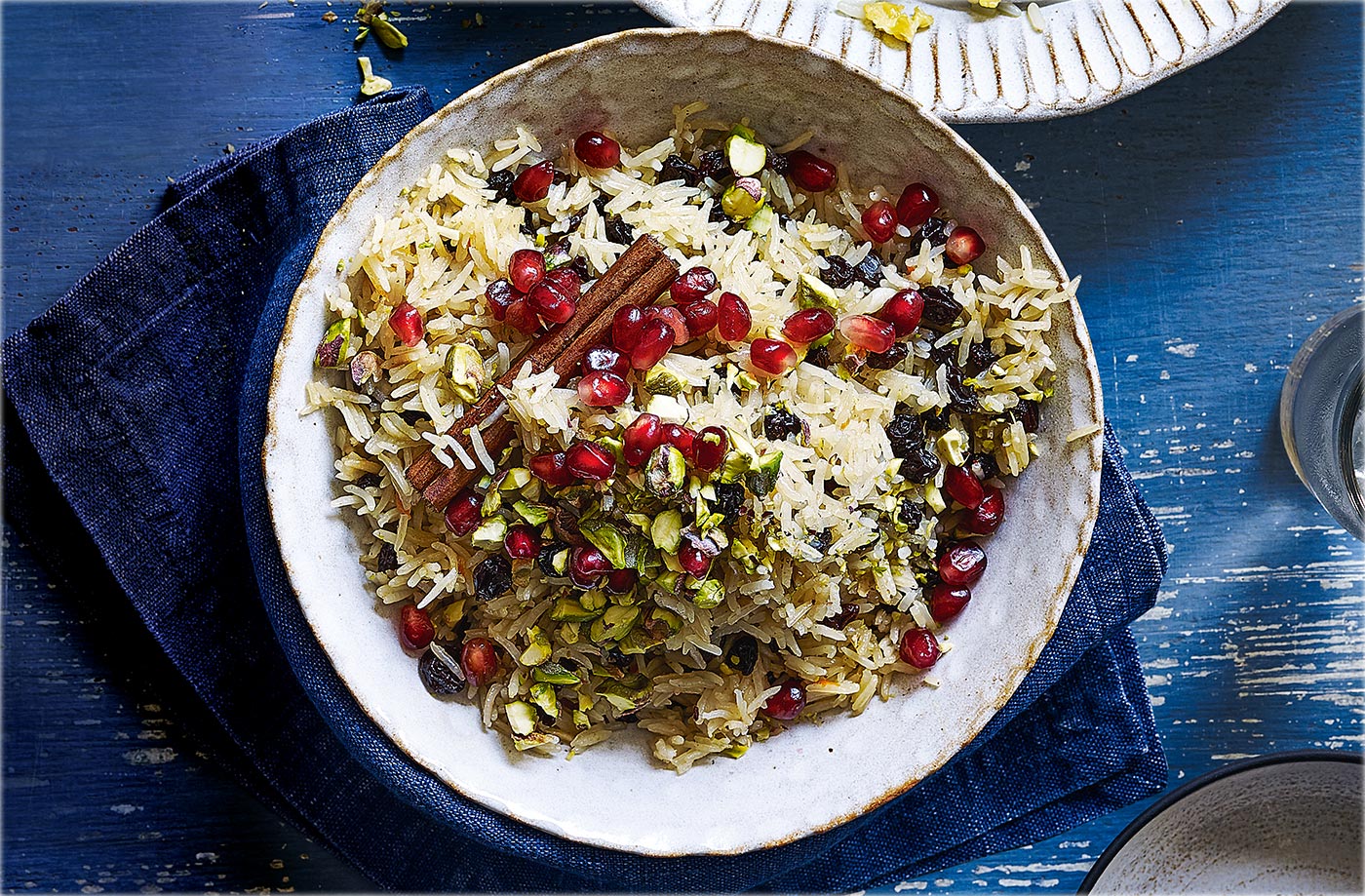 Pomegranate pilaf