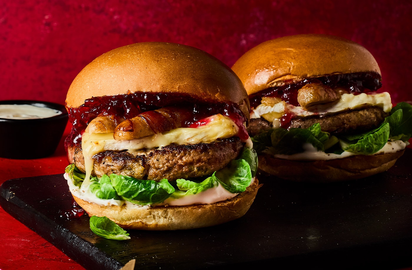 The 'Christmas sandwich' burger