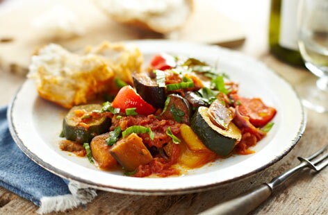 Ratatouille with basil