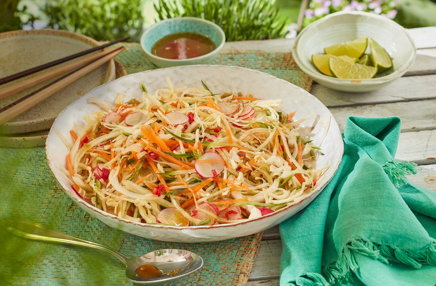 Crunchy Japanese-inspired slaw