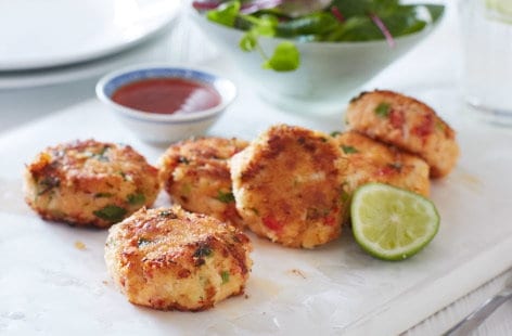 Chilli crab cakes