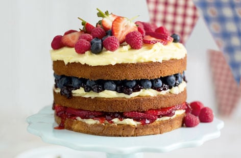 Image of "Fresh berry cake"