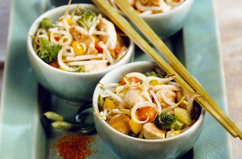 Image of "Chicken and vegetable stir-fry"