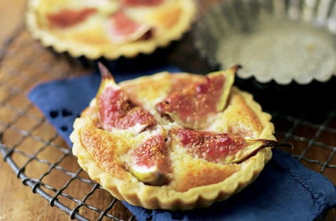 Image of "Fig and frangipane tarts"