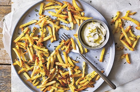 Image of "Rosemary fries with garlic mayo"