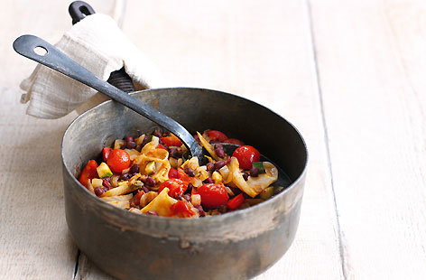 Image of "Bean ratatouille with pork"