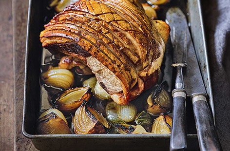 Image of "Roast pork with crackling"