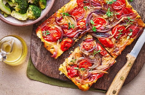 Image of "Upside-down tomato tart"