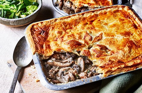 Image of "Chicken and mushroom pie"