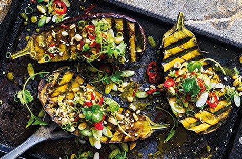 Image of "Barbecue miso aubergine"