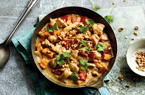 Image of "West African-style chicken peanut stew"