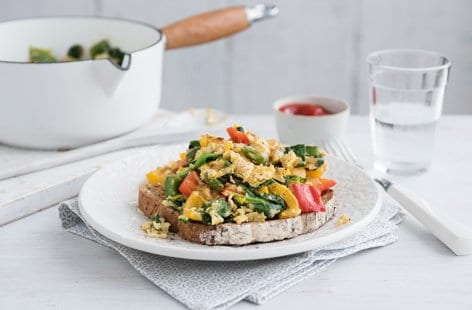 Image of "Tricolour scrambled eggs"