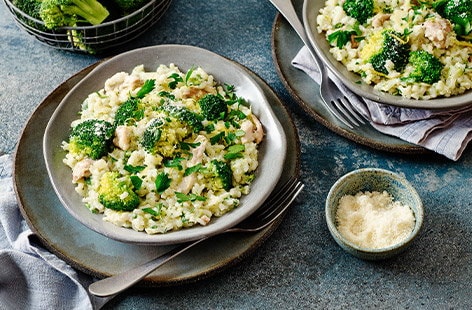 Image of "Chicken and broccoli risotto"