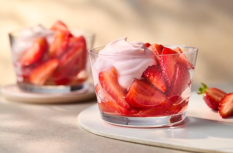 Image of "Strawberry syllabub"