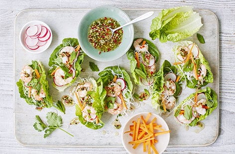 Image of "Vietnamese lettuce cups"