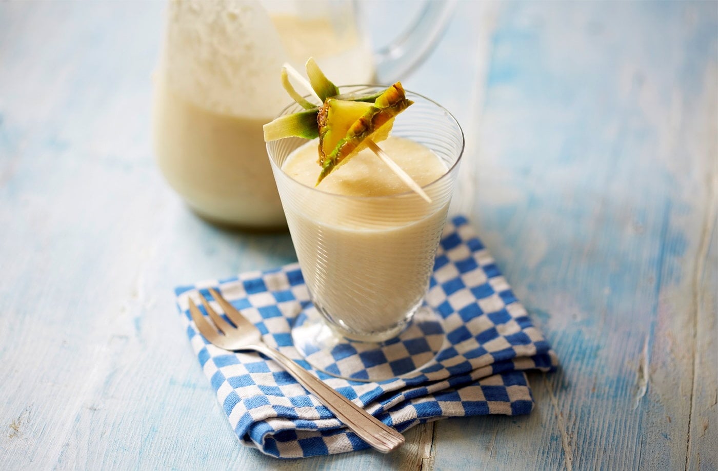 Pineapple and coconut smoothie