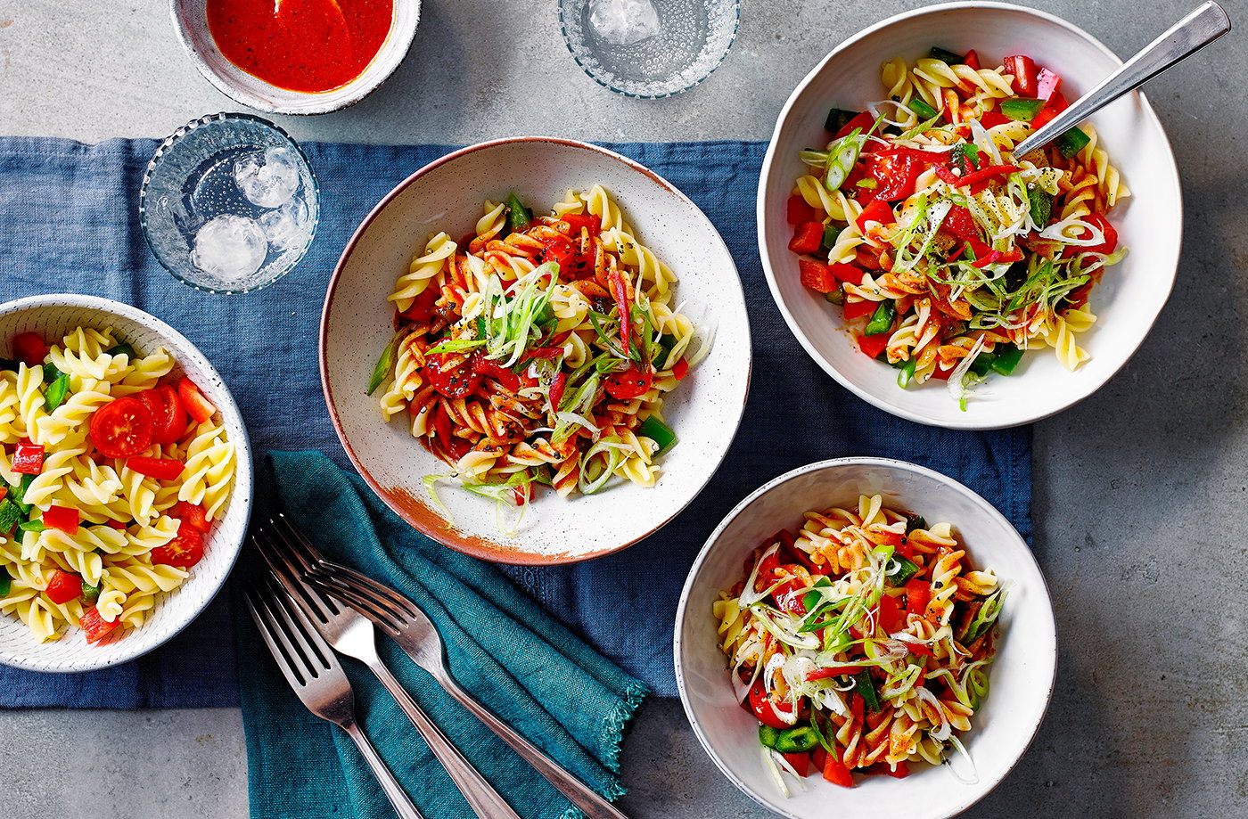 Spanish pasta salad