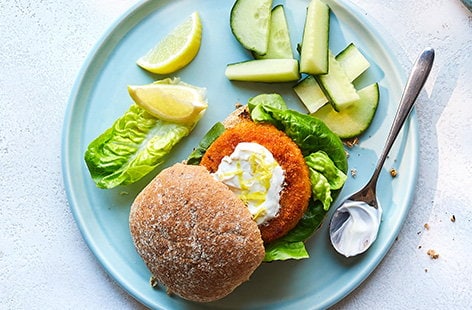 Image of "Fishcake burgers"
