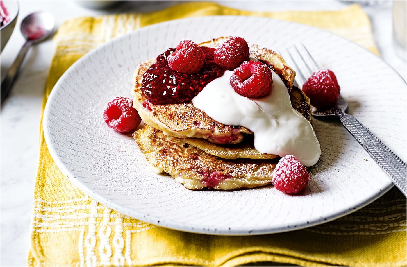 Russian syrniki pancakes