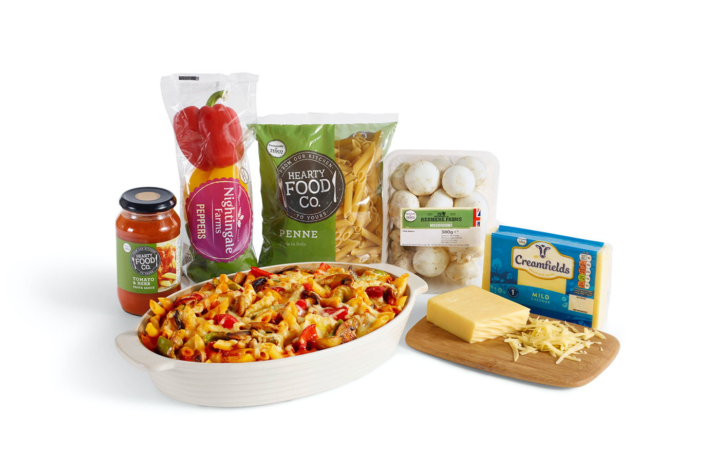 Easy vegetable pasta bake