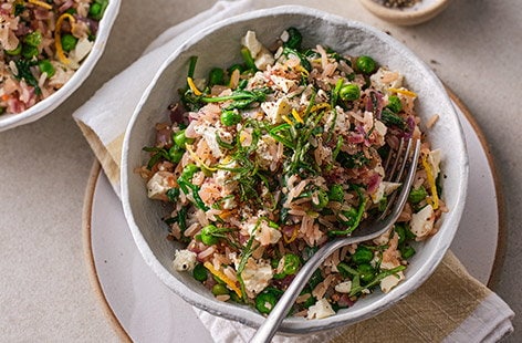 Image of "Spinach and cheese risotto"