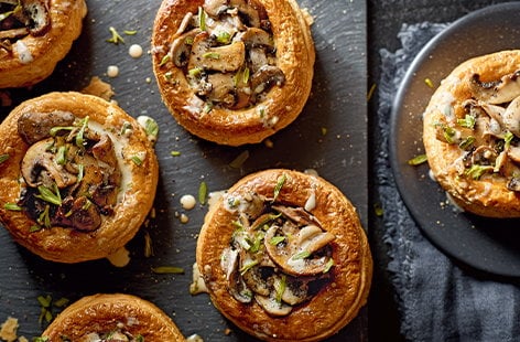 Image of "Creamy mushroom vol-au-vents"