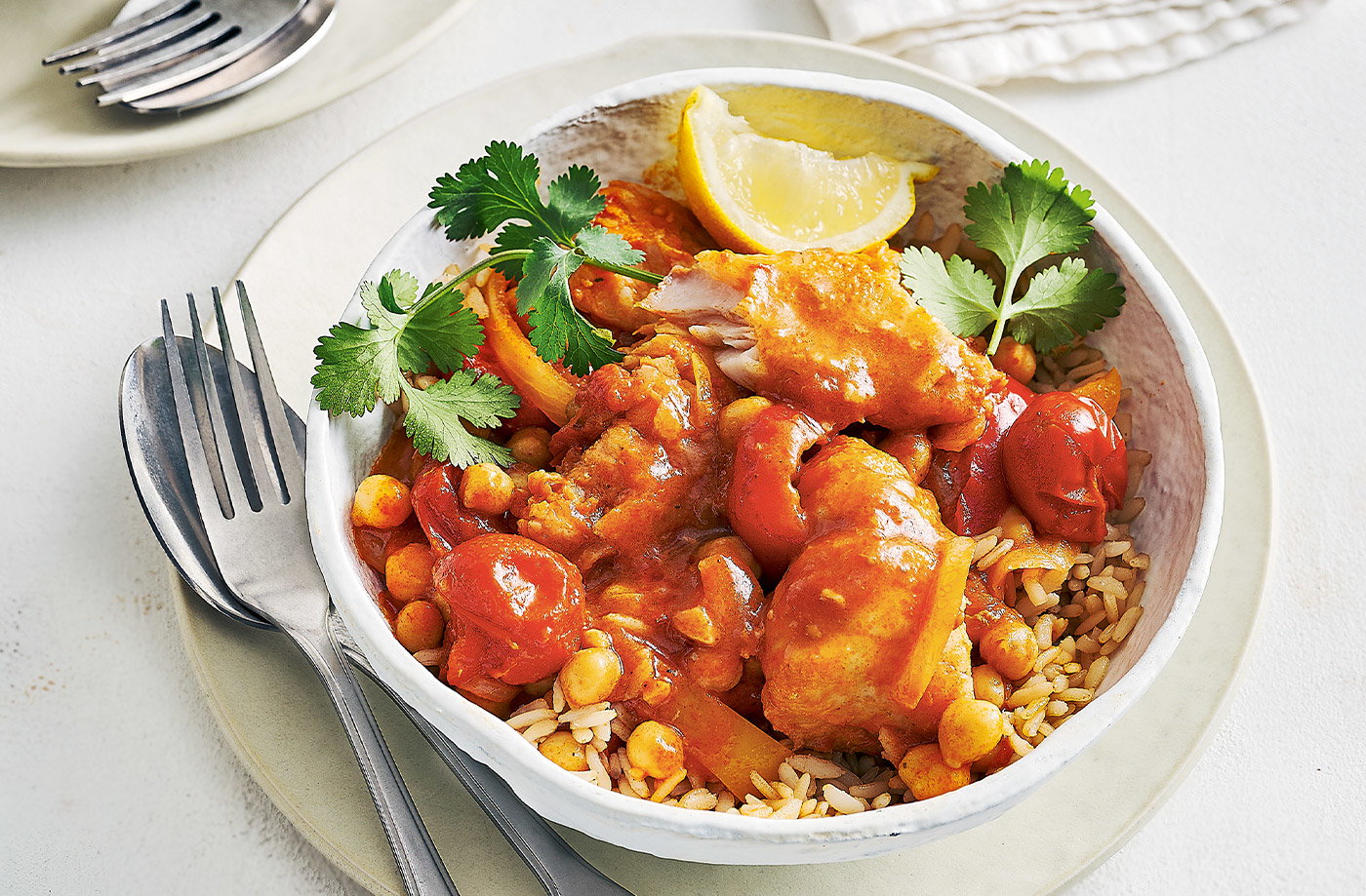 Harissa-spiced fish stew