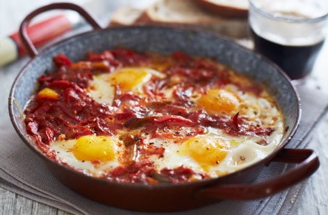 Image of "Tunisian eggs and peppers"