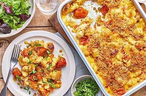 Image of "Marmite gnocchi mac ‘n’ cheese"