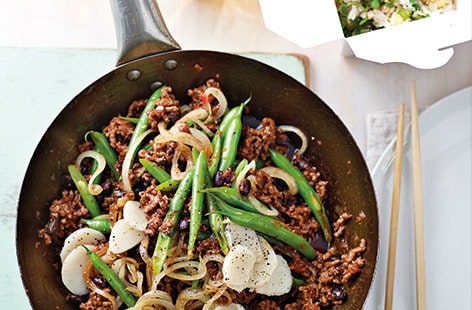 Image of "Chilli beef and bean stir-fry"