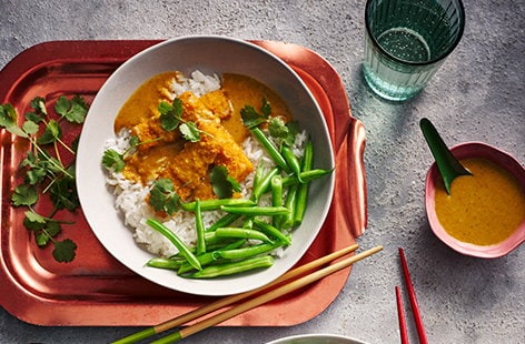 Image of "Japanese-style fish finger curry"