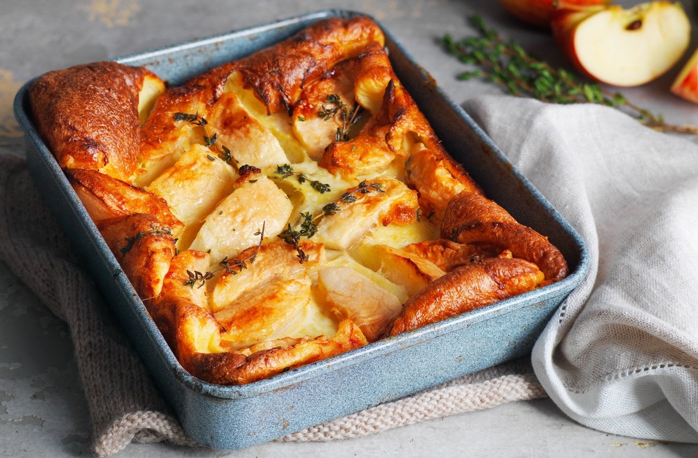 Apple batter pudding