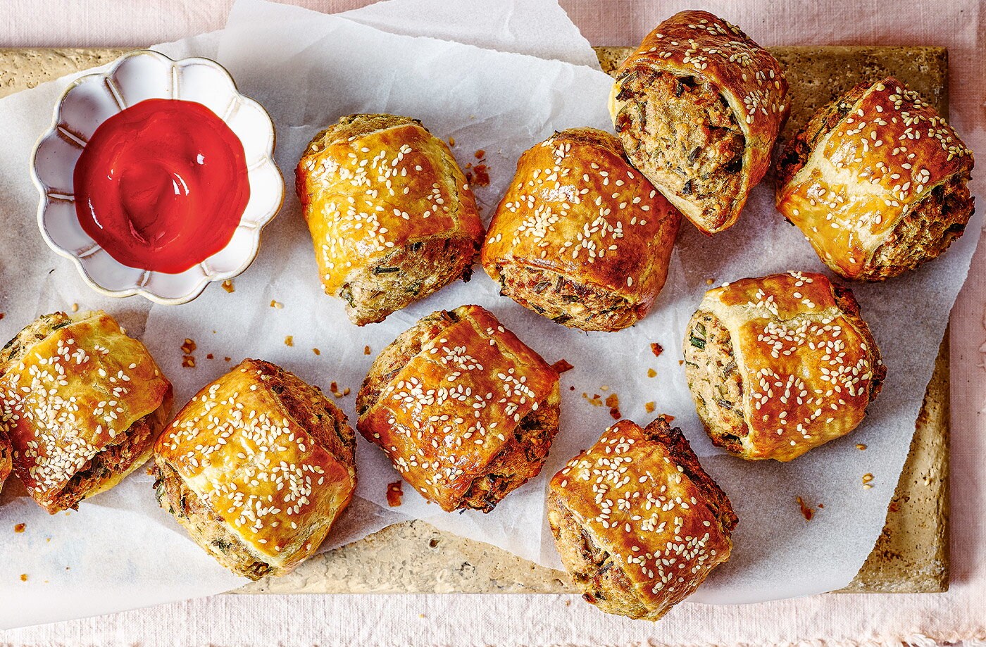 Leek and cheese rolls