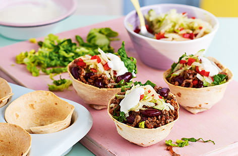 Image of "Paprika beef taco cups"