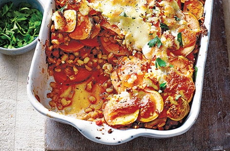 Image of "Sweet potato and lentil 'lasagne'"