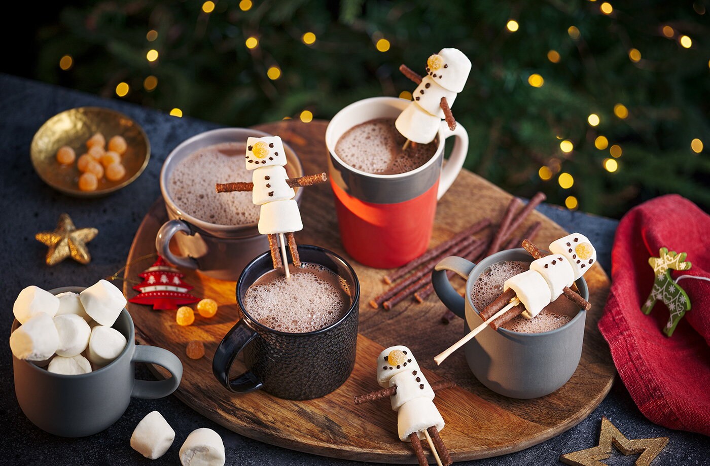 Snowman marshmallows