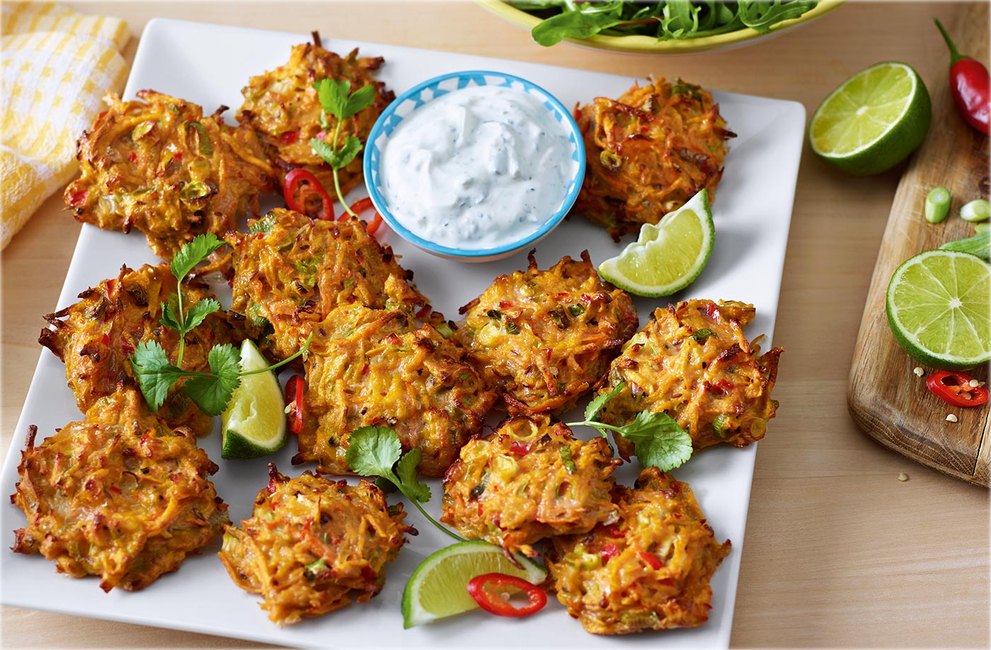 Marc's 'winning' sweet potato fritters