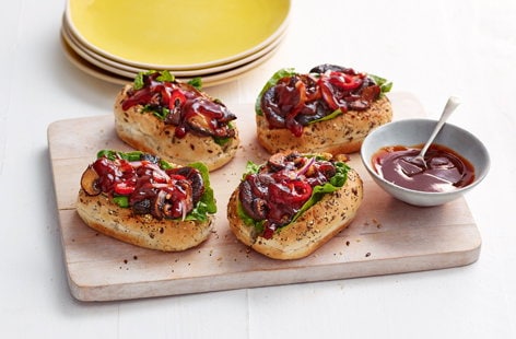 Image of "Derek's BBQ 'shroom buns"