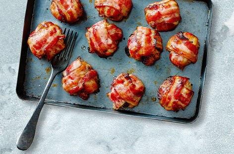 Image of "Pigs in blanket stuffing balls"
