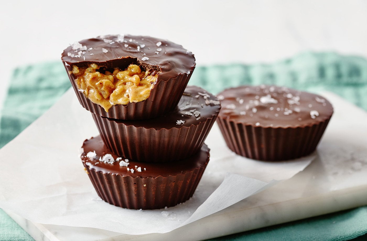 Homemade peanut butter cups