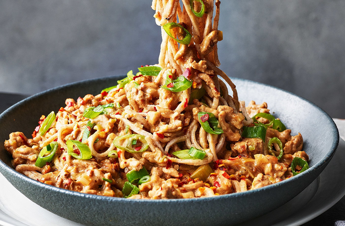 Dan dan-style noodles