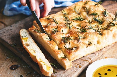 Image of "Lemon and herb focaccia"