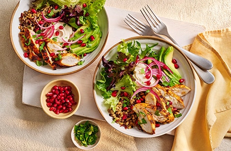 Image of "Chicken shawarma buddha bowl"