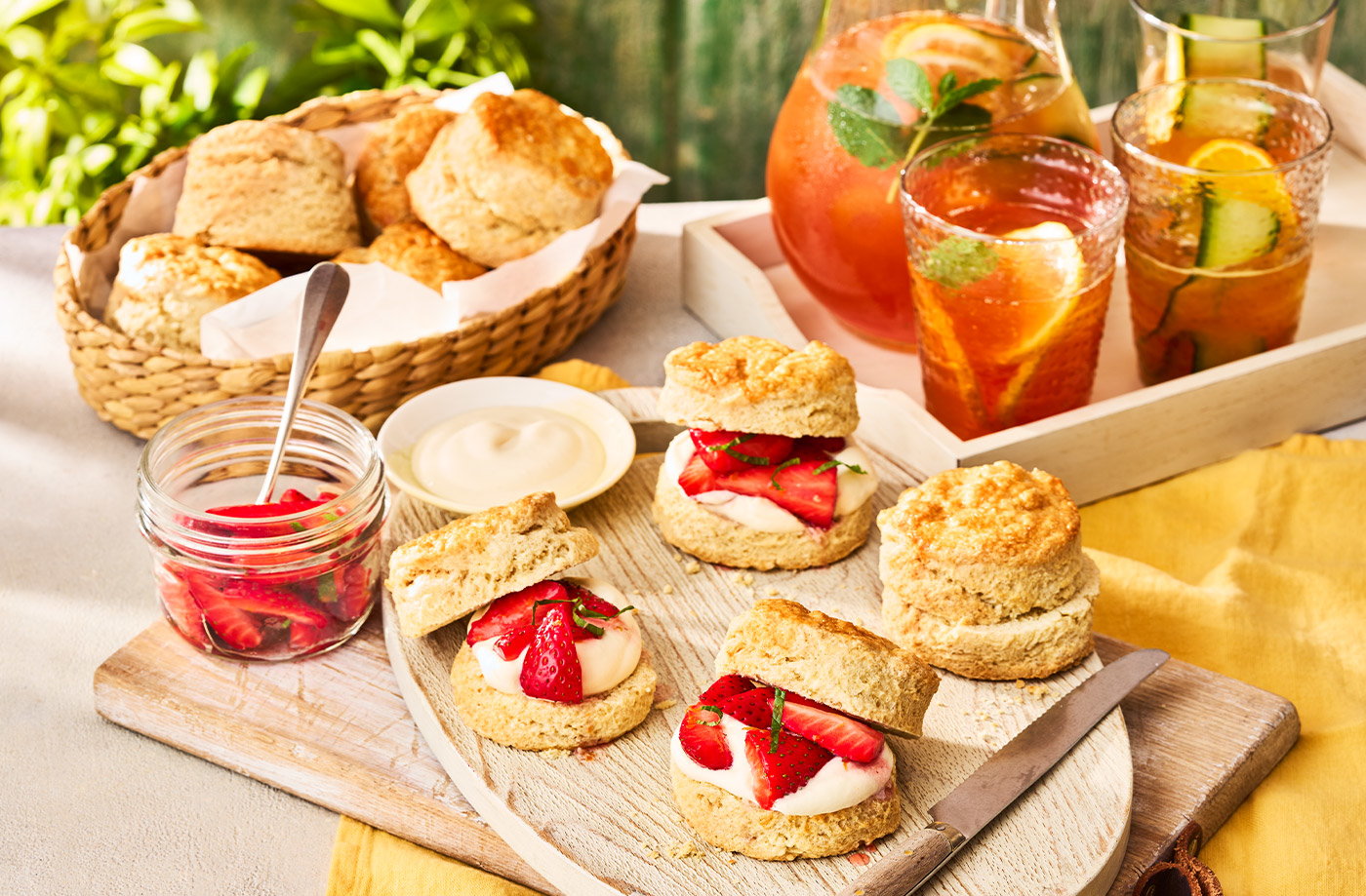 Summer scones