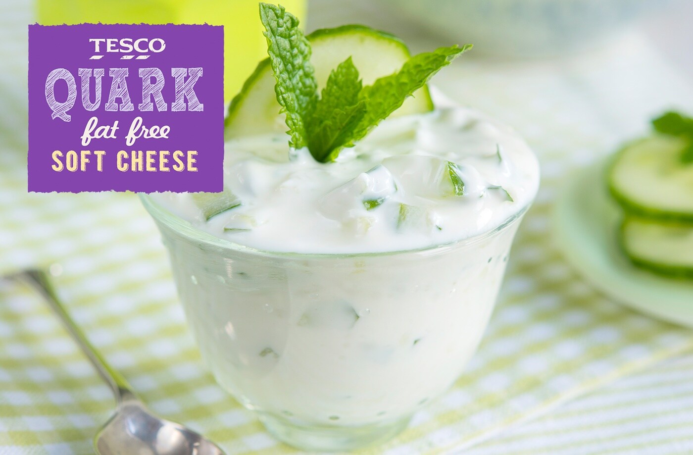 Cucumber and mint dip