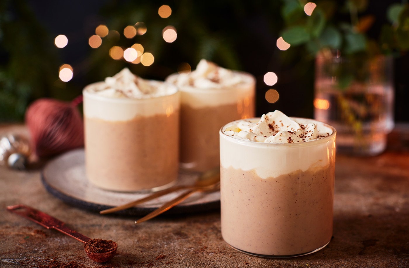 Gingerbread latte puddings