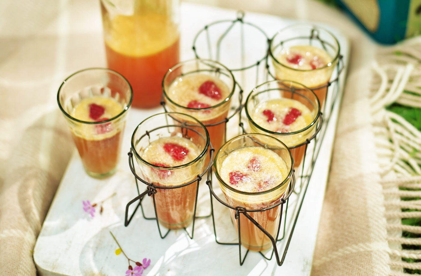 Old-fashioned pink lemonade
