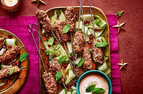 Image of "Mini lamb kebab skewers"