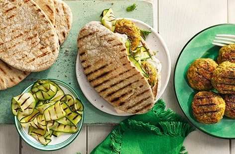 Image of "Pea and mint falafel"