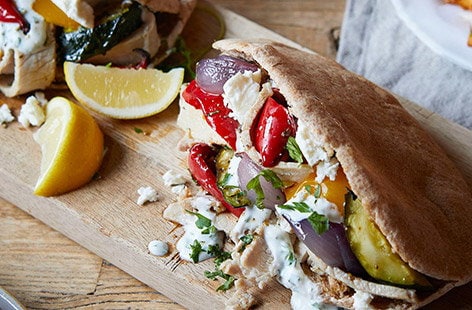 Image of "One-tray pork pittas"